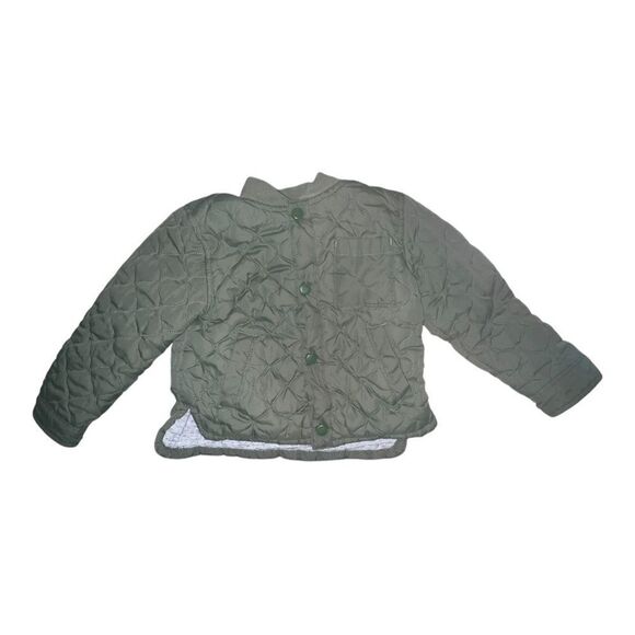 Gymboree Toddler Boy Green Quilted Jacket Lined 3T EUC - Picture 1 of 6